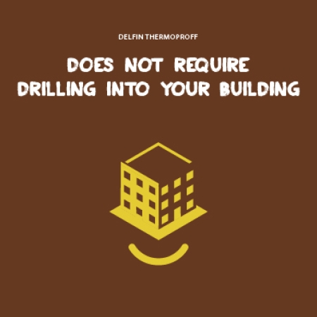 NO NEED TO DRILL YOUR BUILDING!